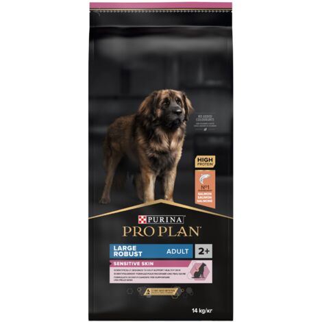 Nourriture que Purina Pro Planez une grande peau robuste 14kg pour les chiens adultes