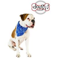 Collier chien bandana star bleu Taille : T4