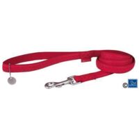 Laisse simple Mc Leather rouge Taille : T1
