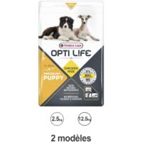 Croquettes Opti Life chiot medium Poulet : 2.5KG