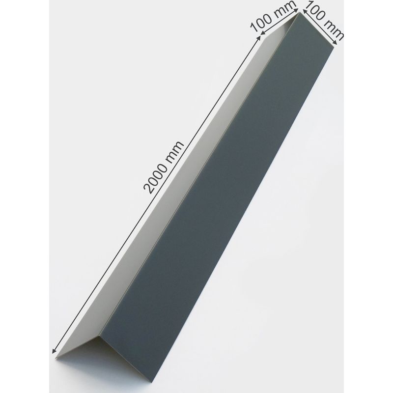 Aluminium Winkel von 100 bis 2000 mm Aluminium L-Profil Aluprofil Aluwinkel  W 