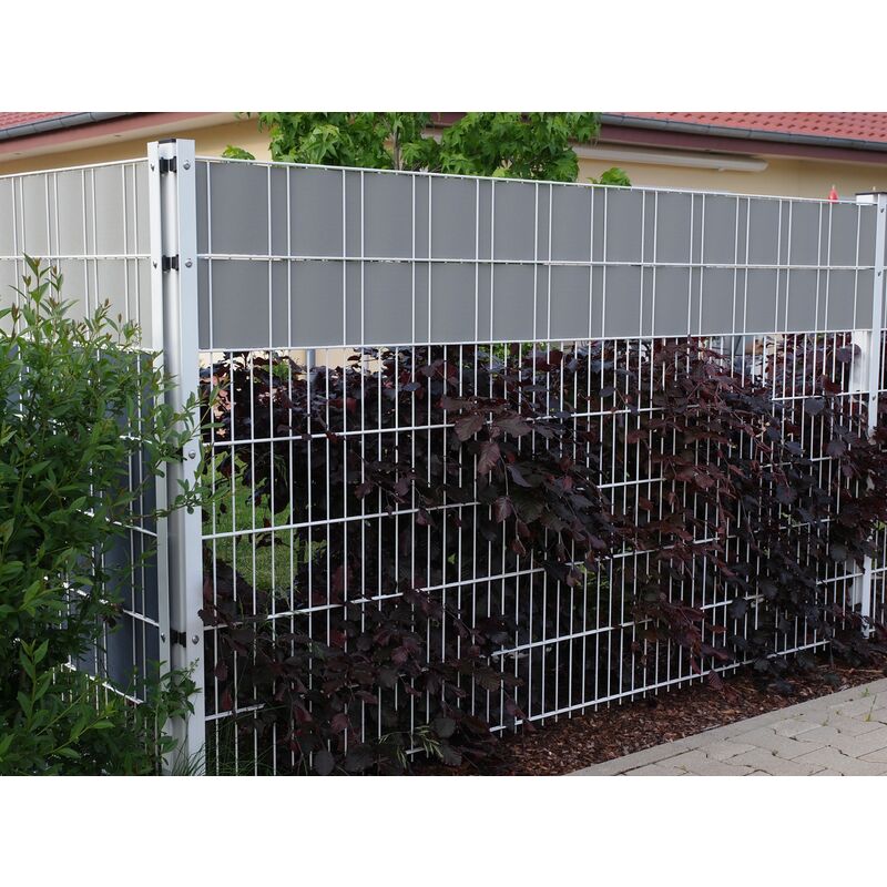 PVC Sichtschutz Gartenzaun Sichtschutzstreifen Gitterzaun Windschutz max.1,55 mm 