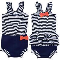 Splash About Happy Nappy Baby Swim Costume - XL 12-24 Mths / Nautical - Nautical