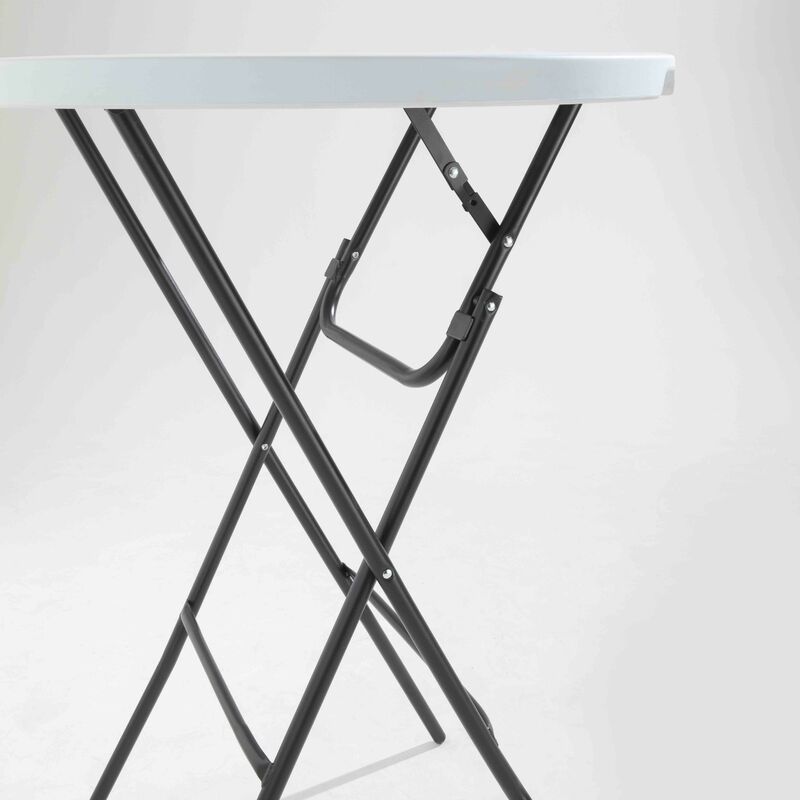  Différentes tailles  Table de bistrot Table pliante ronde  Table bar® Bellini Mange-debout pliable Blanc  