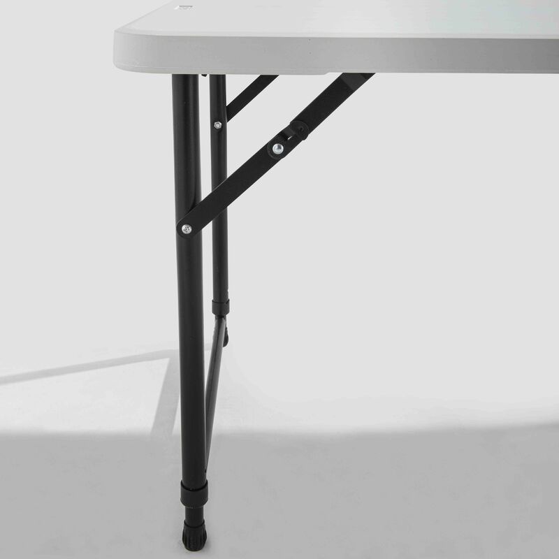 Table Pliante Blanche 152 x 70 x 74 cm, Blanc