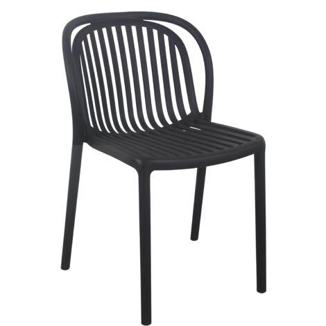 Chaise de terrasse noire (1/5)