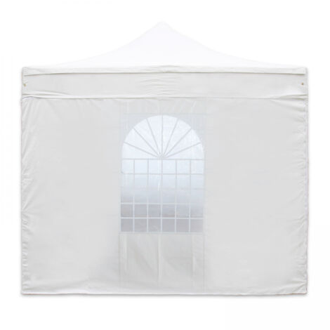 Mur fenêtre pour tente pliante pro 50mm blanc 3m (1/5)