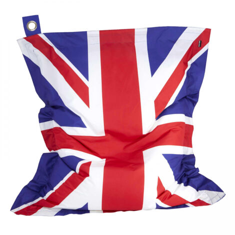 Housse vide de pouf de jardin en polyester drapeau uk 180 x 145 cm