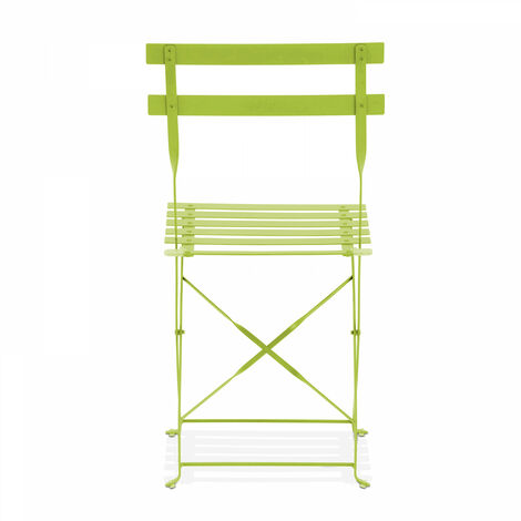 LeChamp Lot de 2 chaises pliantes d'intérieur avec cadre en métal - Chaises de bureau pliantes faciles à plier et à ranger - Chaises pliables pour bureau et maison - Siège supplémentaire