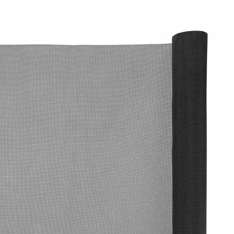 Brise vue de jardin renforcé 350g/m², 1x5 m gris
