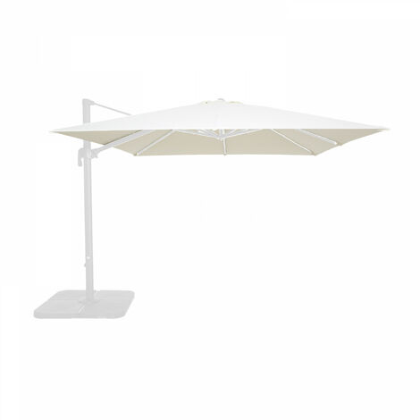 Toile pour parasol déporté 3x3m écru- Malaga, Brescia et Palma
