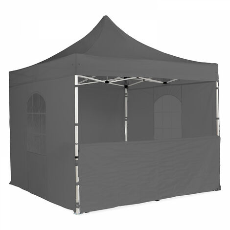 Demi mur gris 3 m pour tente pliante 40mm (1/5)