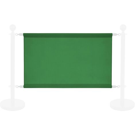 Banderole verte pour poteau séparateur (1/5)