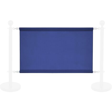 Banderole bleue pour poteau séparateur (1/5)
