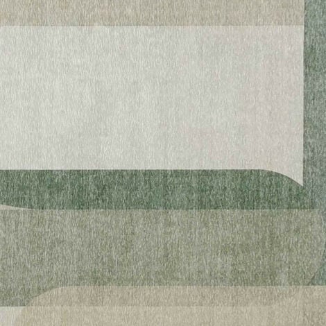 Tapis tissé motif abstrait design vert d'eau 120 x 170 cm