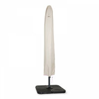 Housse de protection parasol droit 210 cm taupe
