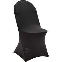 Housse noire de chaise pliante