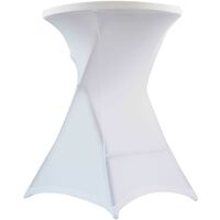 Housse de mange-debout blanche 110x80 cm