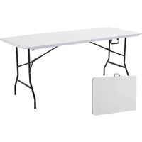 Lot de 10 tables pliantes brasserie 180 x 70 x 74 cm