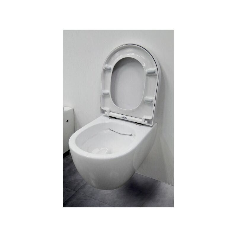 Vaso sospeso offerta speciale 23: NT2038 - e sistema di installazione a parete  per WC sospesi G3008 con placca di comando Placca di comando 4111 bianco  opaco