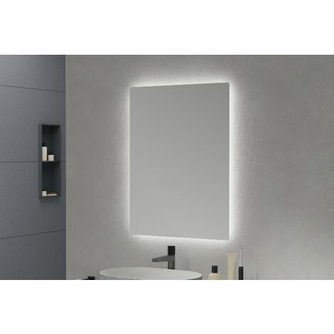 Specchio da bagno con illuminazione TALOS Moon LED 40x45 cm