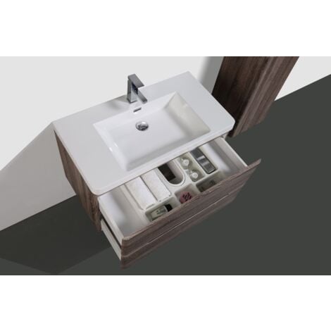 Divisore cassetto per mobile bagno da 70cm di larghezza
