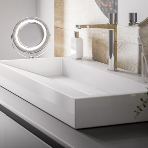 Lavabo TWG211 In Solid Surface - Bianco Opaco, Larghezze 80/100/120 Cm - Sospeso O Da Appoggio - Foto 6