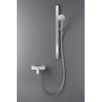 Duravit Universal asta doccia, asta doccia saliscendi, asta doccia regolabile (700 mm), nero opaco