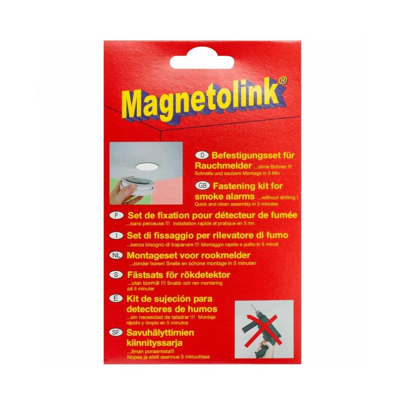 Magnetolink Support de détecteur de fumée au meilleur prix sur