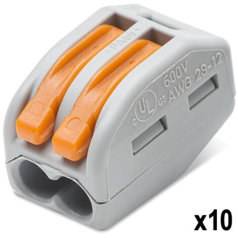 Panaché de 30 Bornes de connexion automatique 2, 3 et 5 entrées Blibox S222 WAGO - WAGO