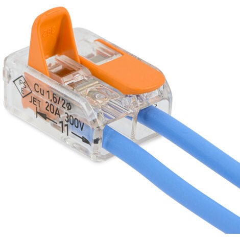 Bornes de connexion automatique S221 2 entrées par 100 - WAGO
