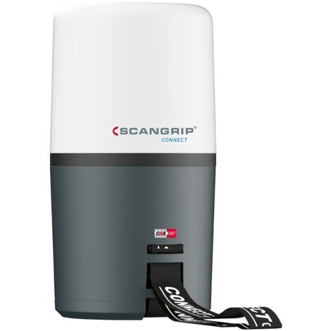 AREA 6 CONNECT : une lampe de travail puissante et portable offrant jusqu'à 6000 lumens. Elle propose 2 niveaux d'éclairage (50-100%) et une autonomie jusqu'à 22h. Compacte, légère et étanche - SCANGR