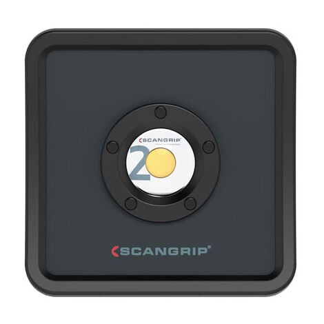Projecteur NOVA R rechargeable ultra compact offrant jusqu'à 2000 lumens grâce à la technologie LED COB. Jusqu'à 20H d'autonomie, avec poignée articulée et aimants intégrés. Résistant et certifié IP67