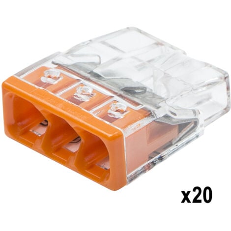 Pot panaché de 50 bornes de connexion automatique 2, 3, 5 et 8 entrées S2273 - WAGO