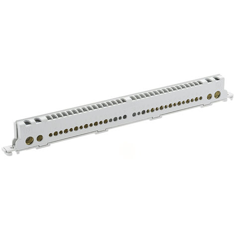 IDE – 22002 Barrette de terre pour coffret 12 modules – 28 connexions – IP65 – Compatible coffrets Ecology et Star – Installation sécurisée (1/3)