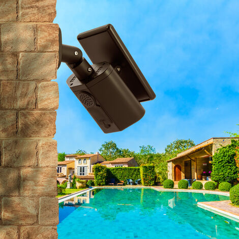 Caméra de surveillance extérieure WIFI Solaire Noir-BATILEC