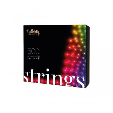 Twinkly Guirlande Lumineuse Connectée RGB 48 mètres 600 LED
