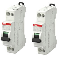 Disjoncteur 6a ABB-Lot De 2 Disjoncteurs Ph+N Raccordement Vis 2A-4,5Ka - Courbe C Protection Circuit électrique