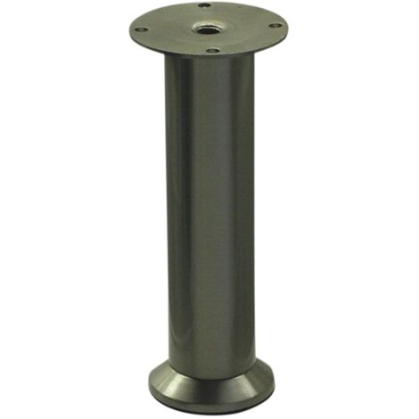 Möbelfuß Metall Edelstahl höhenverstellbar 100-120 mm (1/3)