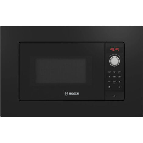Bosch Einbau-Mikrowelle BFL623MB3 Schwarz 20 Liter mit Kindersicherung (1/5)