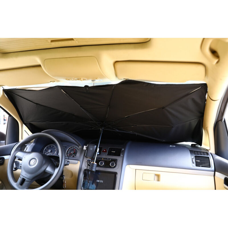 Parasole Auto ad Ombrello per Parabrezza Interno, Pieghevole, Protezione UV, Universale per Auto, SUV, Van e Camion