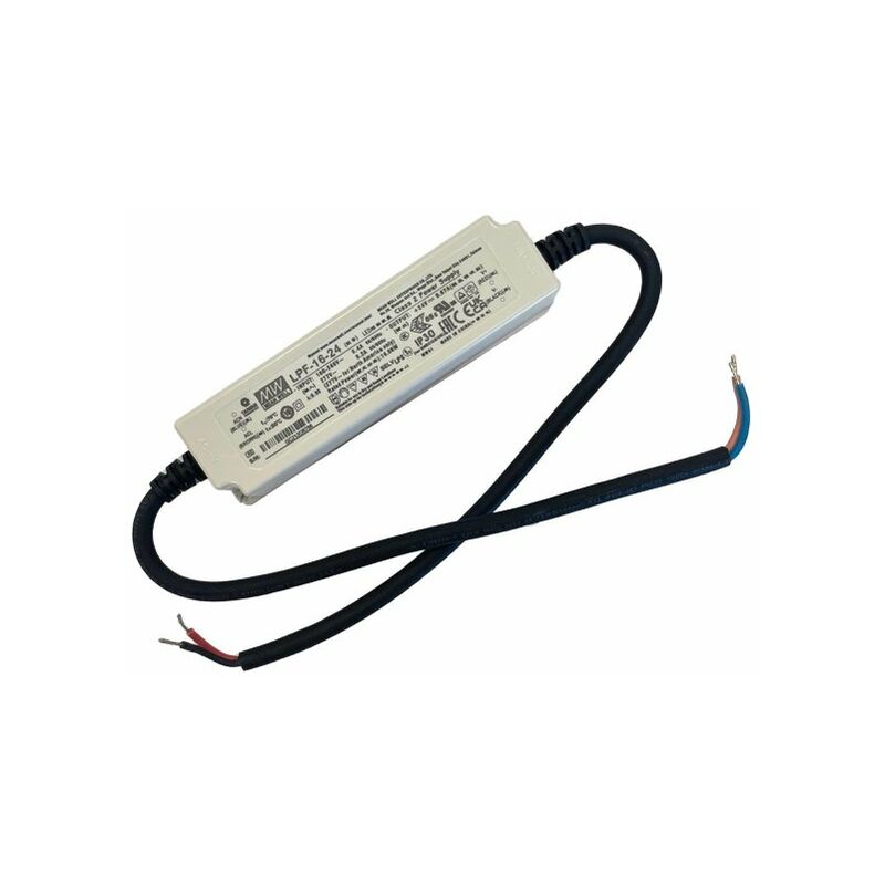 MeanWell LPF-16-24 Alimentatore Led Driver CC CV 24V 0,67A 16W IP67 Input  220V e 110V