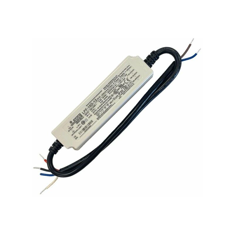 MeanWell LPF-16D-24 Alimentatore Led Driver CC CV 24V 0,67A 16W IP67 Input  220V