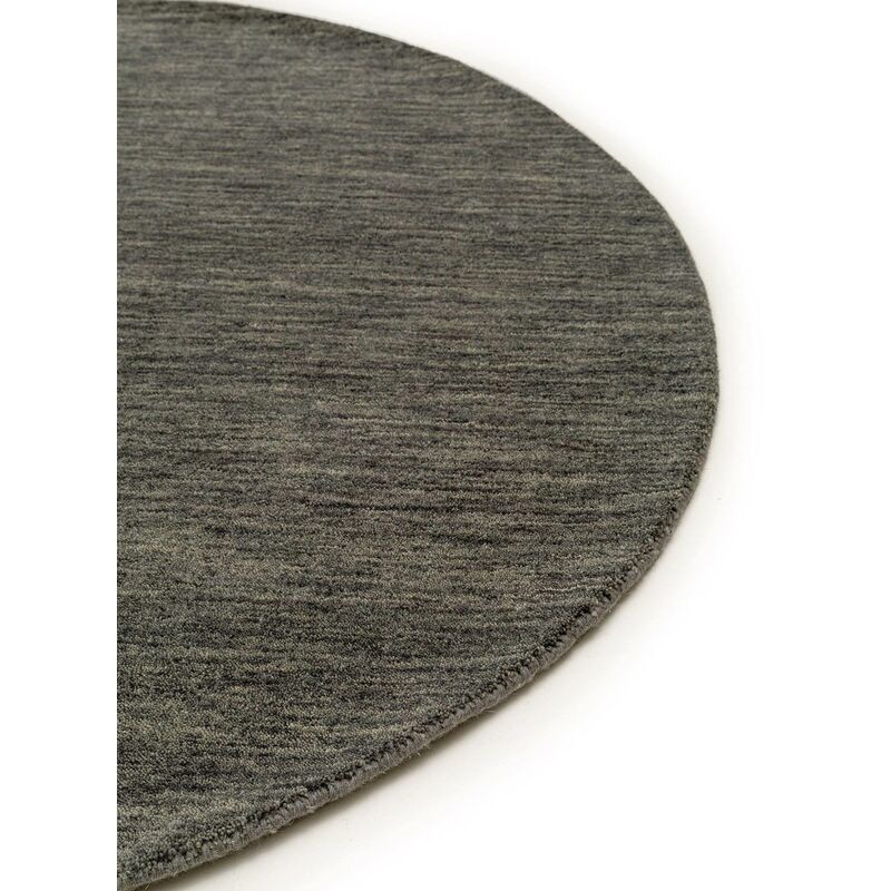 Tappeto rotondo capelli corti JAMAL colore grigio stile classico r120  cerchio benuta