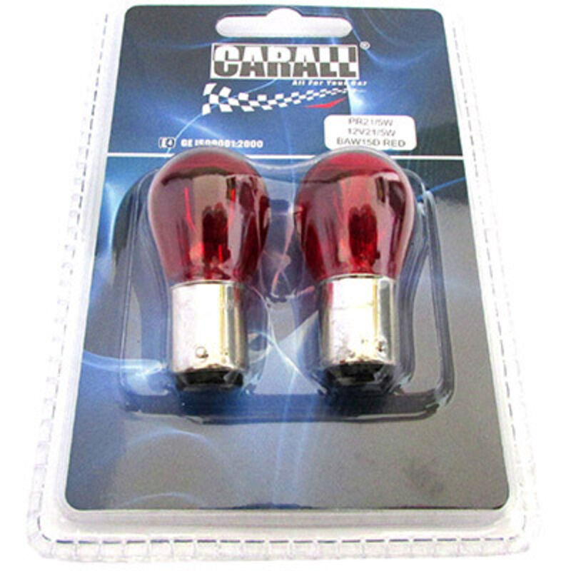 10 Pezzi Lampade Alogena PR21/5W BAW15D 12V 21/5W Rosso - Foto 6