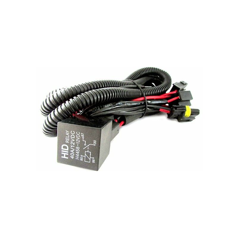 Cablaggio Rele Relay 12V 40A Stabilizzatore Corrente Per Lampada Xenon H7  Tremolio Sfarfallio