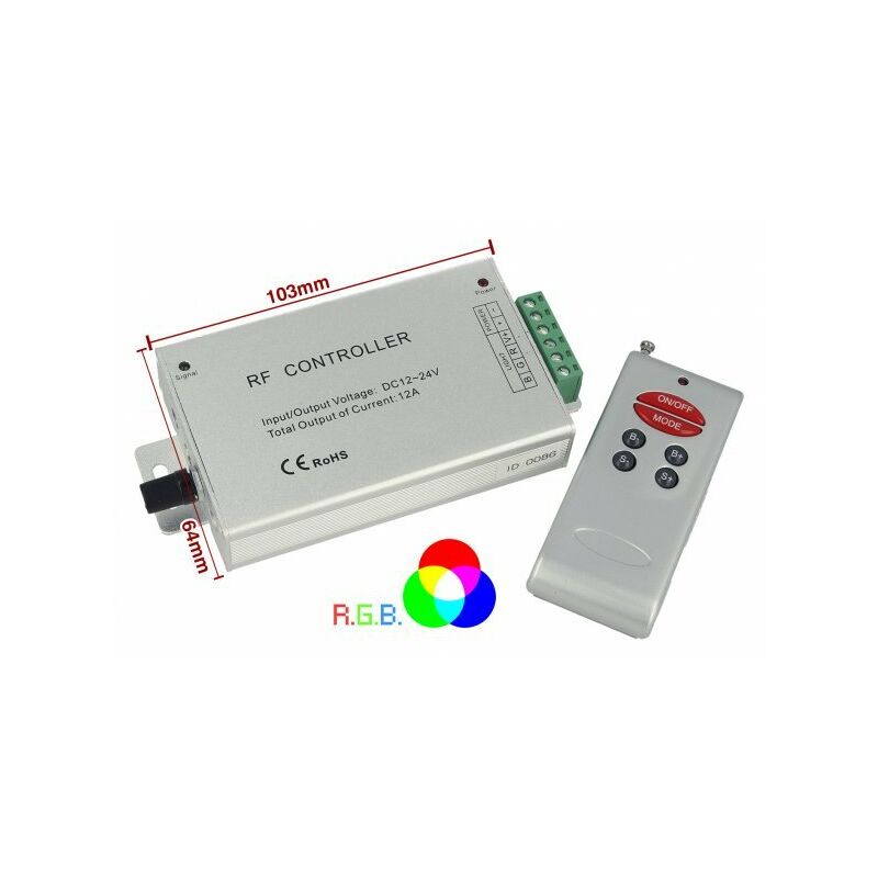 Centralina Ricevitore Wireless 220V 10A Installazione Interruttore Senza  Cavi Frequenza 433 MHz