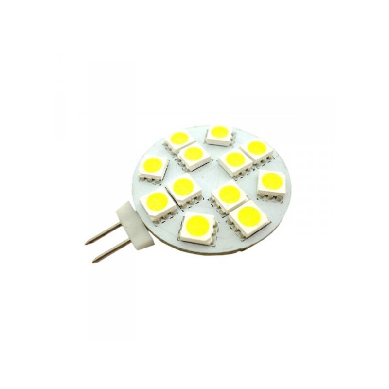 Lampada LED G4 Bispina 10V-30V Bianco Caldo Per Camper Casa Camion 12V e 24V