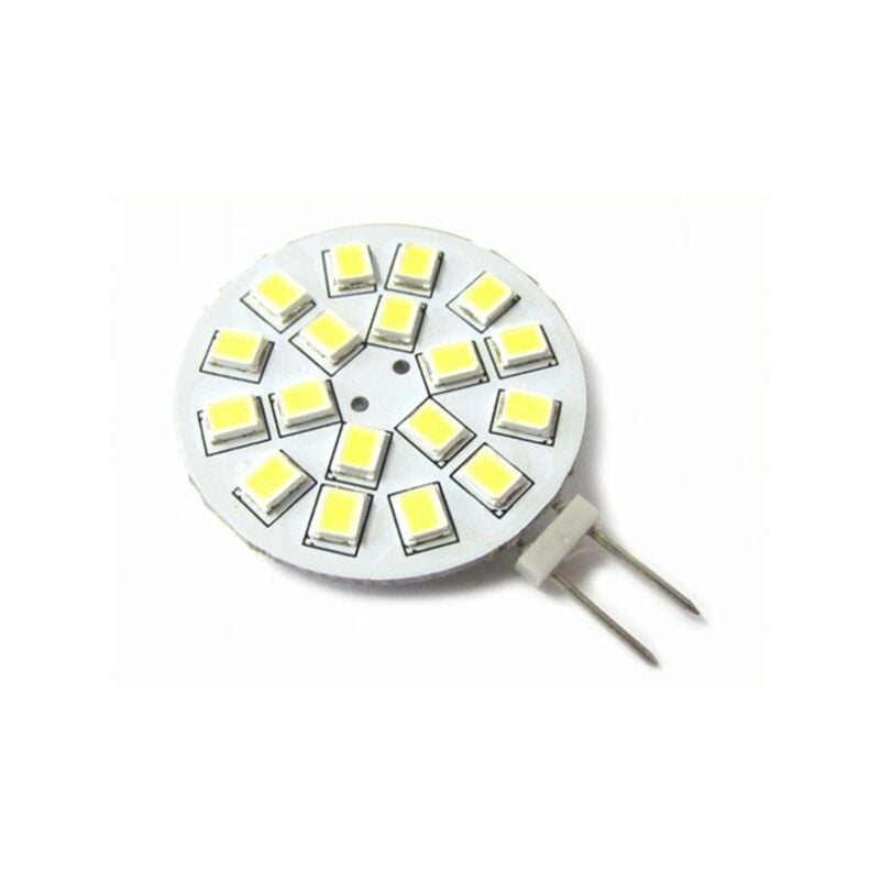 LEDLUX Lampadina LED Bispina G4 AC/DC 12V 2W=30W Smd 1505 Bianco