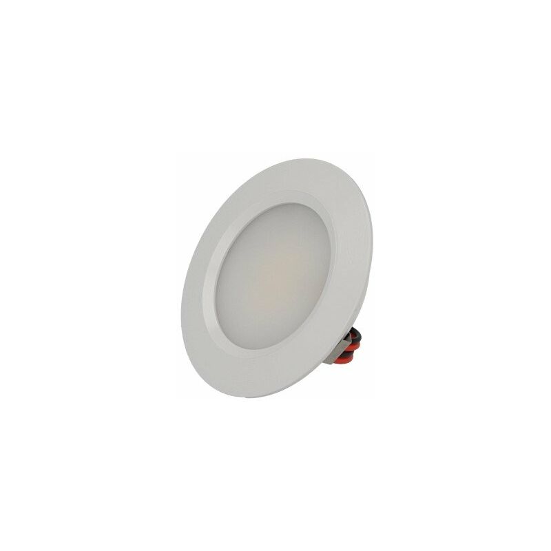 Mini Faretto Led Da Incasso Rotondo 3W AC/DC 12V DC 24V Bianco Caldo Foro  50mm Carcassa Alluminio Satinato - Expo Light s.r.l.